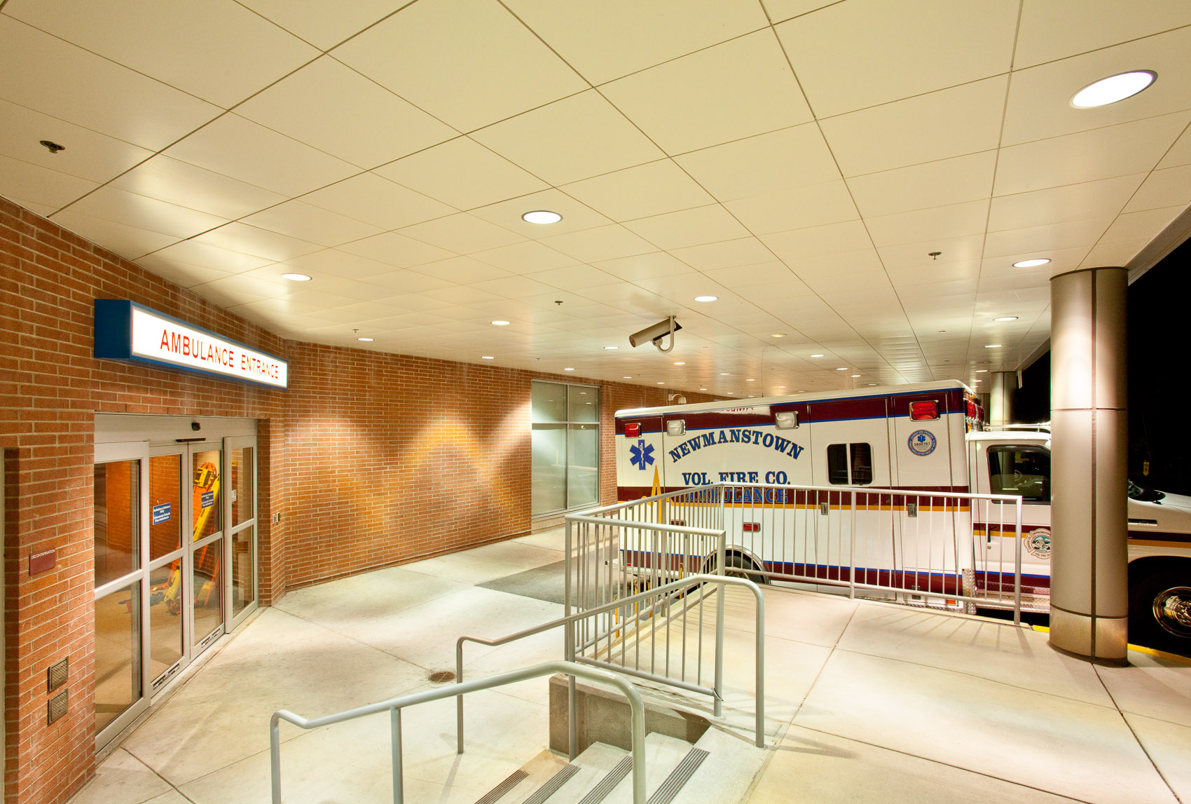 Ambulance Entrance at the Good Samaritan Hospital in Lebanon, PA | J. Eldon Zimmerman Photography | Lancaster, PA Architecture Photographer