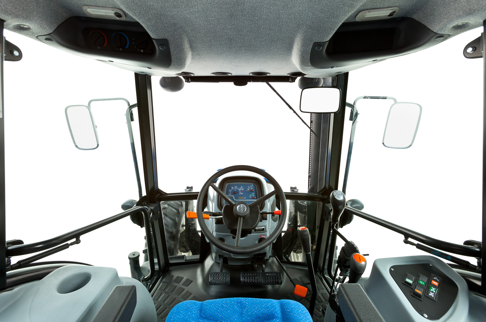 New Holland TS6.140 DualPower Tractor Cab Interior | J. Eldon Zimmerman Photography | Lancaster, PA Agriculture Photographer