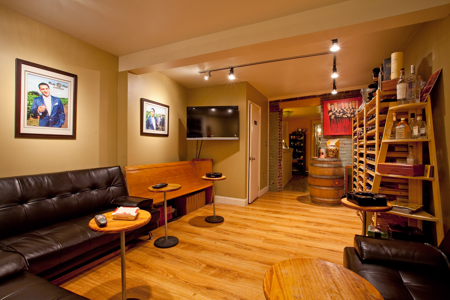 Commercial Interior of BnB International Cigars in Chestnut Hill, PA | J. Eldon Zimmerman Photography | Lancaster, PA Architecture Photographer